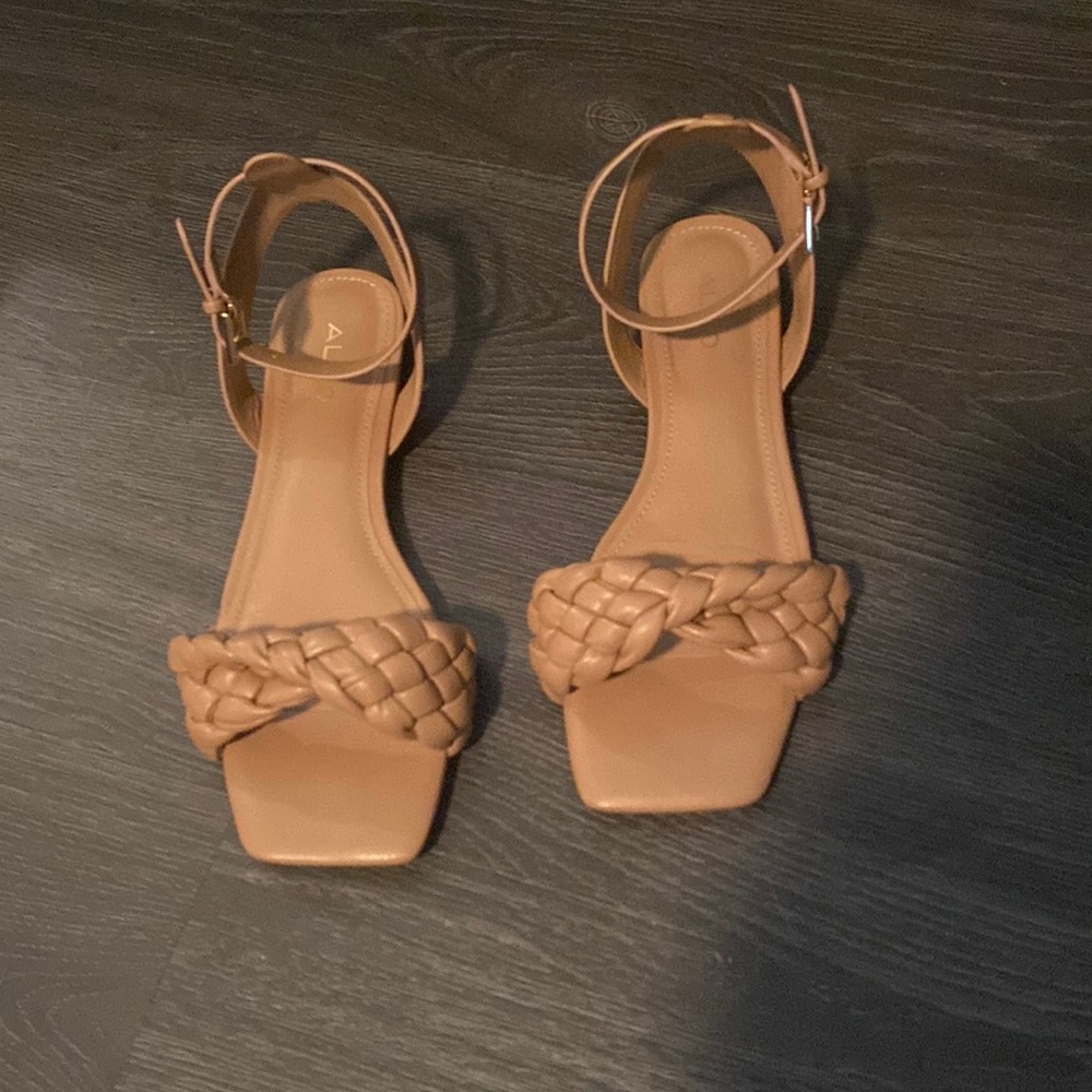 ALDO tan sandals